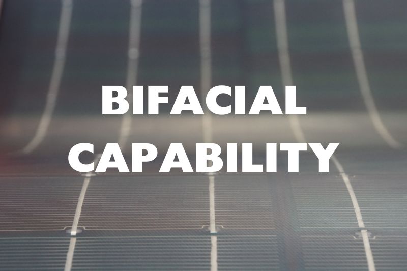 Bifacial Capability Of Solar Modules